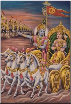 Krishna and Arjuna