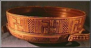 Swastika-odorned bowl