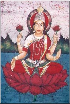 Lakshmi, Consort of Vishnu