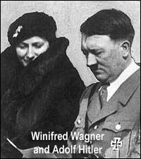 Winifred Wagner and Adolf Hitler